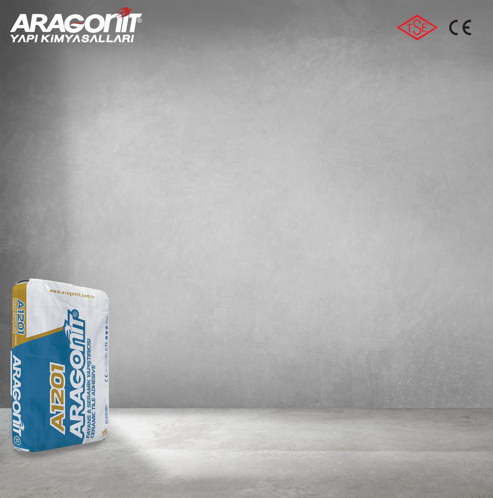 Aragonit A1201 Fayans & Seramik Yapıştırıcısı 25 kg Gri uygulama örneği