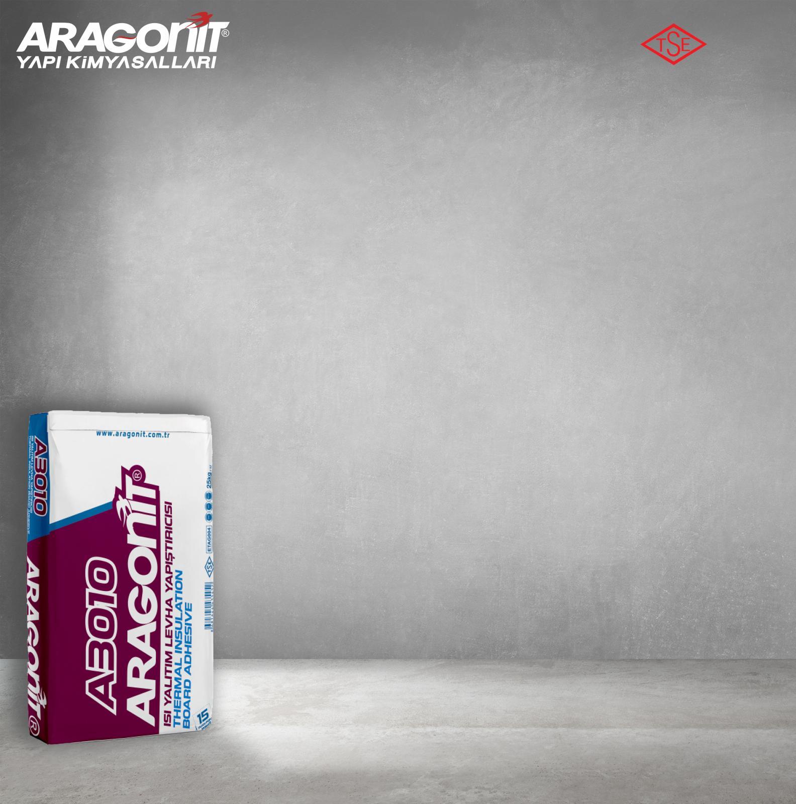 Aragonit A3010 Isı Yalıtım Levha Yapıştırıcı 25 kg Gri uygulama örneği