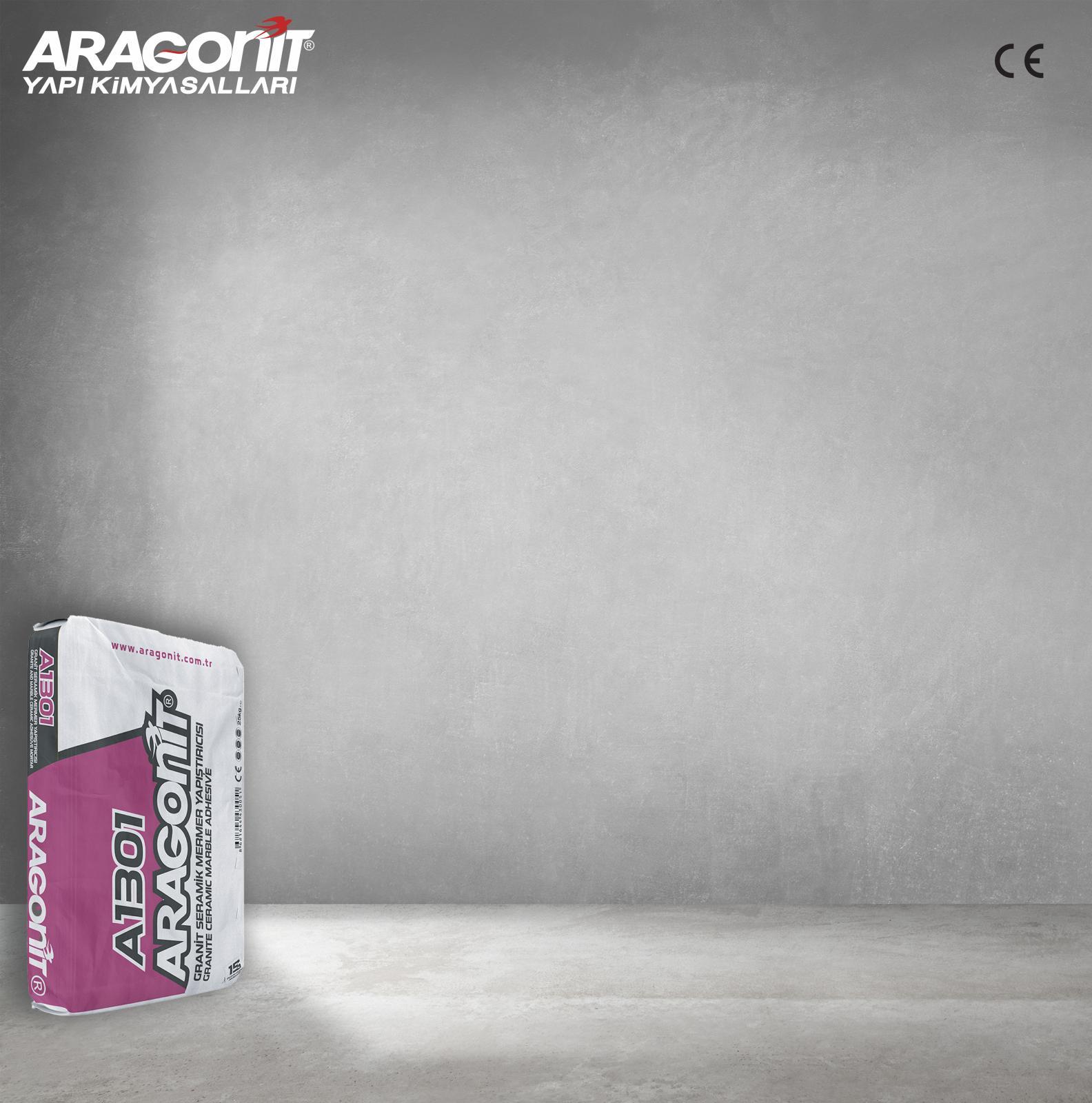 Aragonit A1301 Granit Seramik ve Mermer Yapıştırıcı 25 kg Gri uygulama örneği