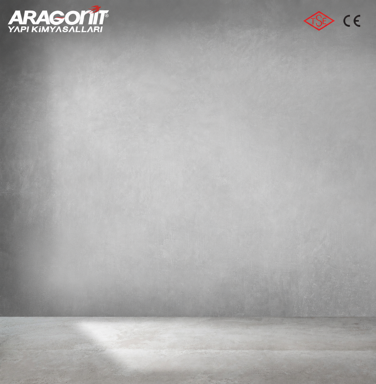 Aragonit A6031 El & Makine Sıvası Çelik Sıva 25 kg Gri uygulama örneği