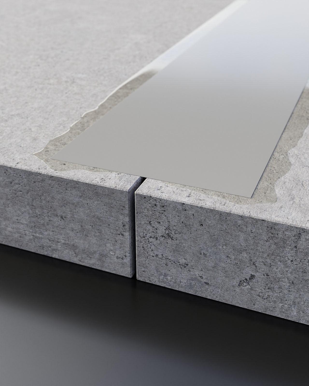 ARDEX Dilatasyon Bandı 20 m Gri uygulama örneği