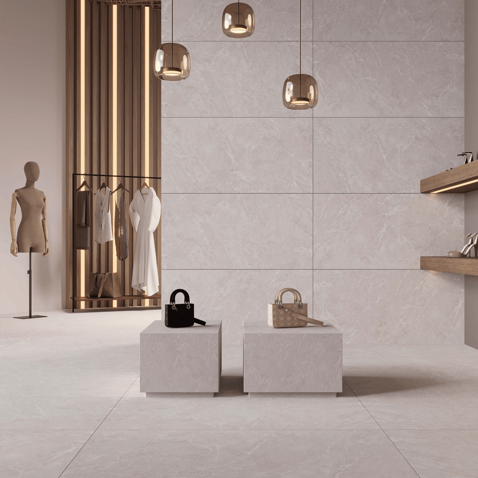 Bien Seramik 60x120 Grace Bone Kemik Mat uygulama örneği
