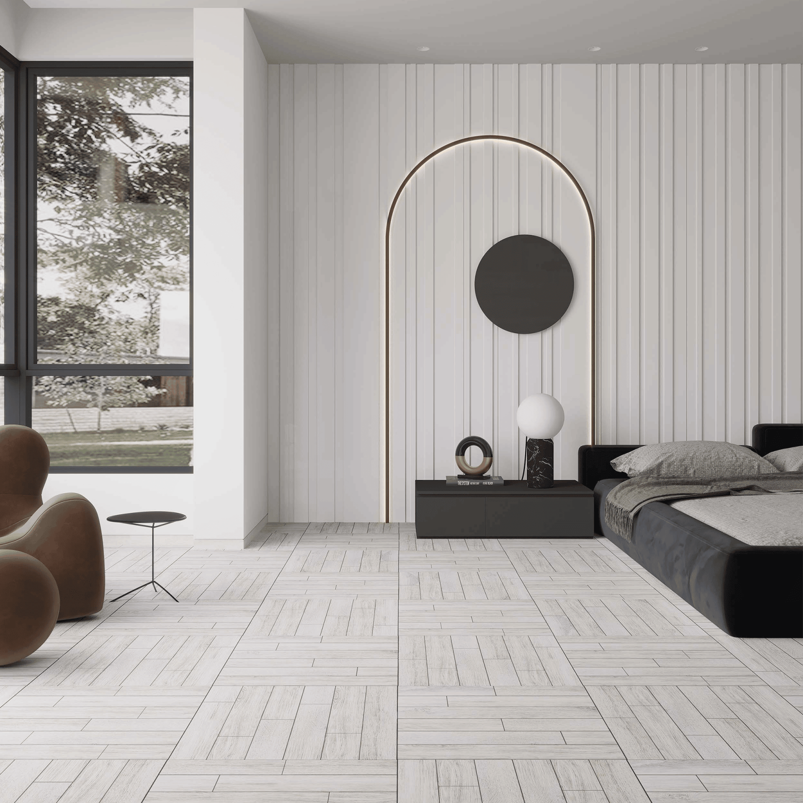 Bien Seramik 50x50 Fraxinus Fildişi Bej Mat uygulama örneği