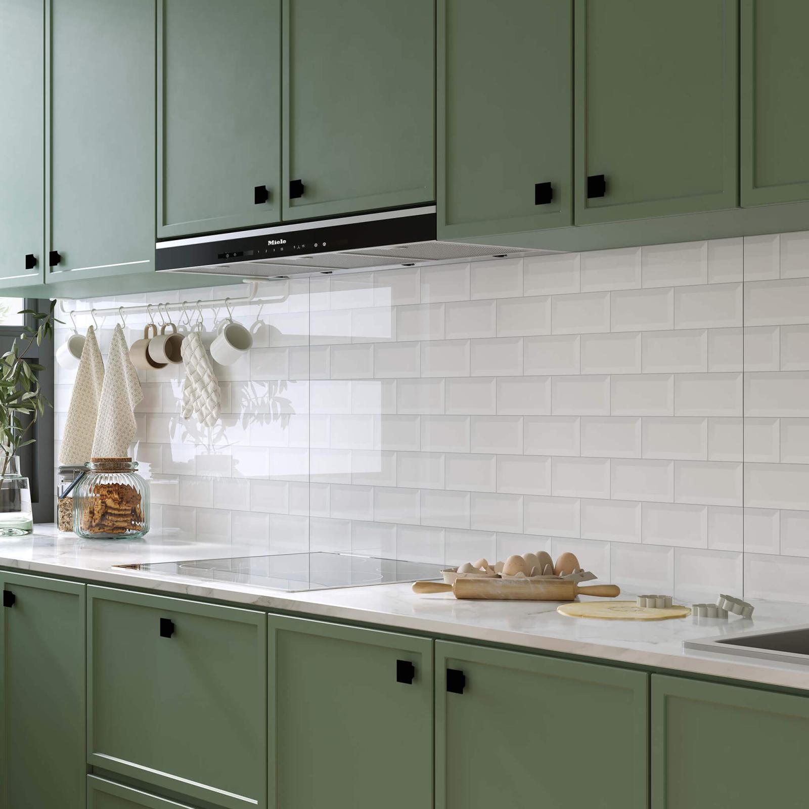 Bien Seramik 60x120 New Metro Beyaz Full Lappato uygulama örneği