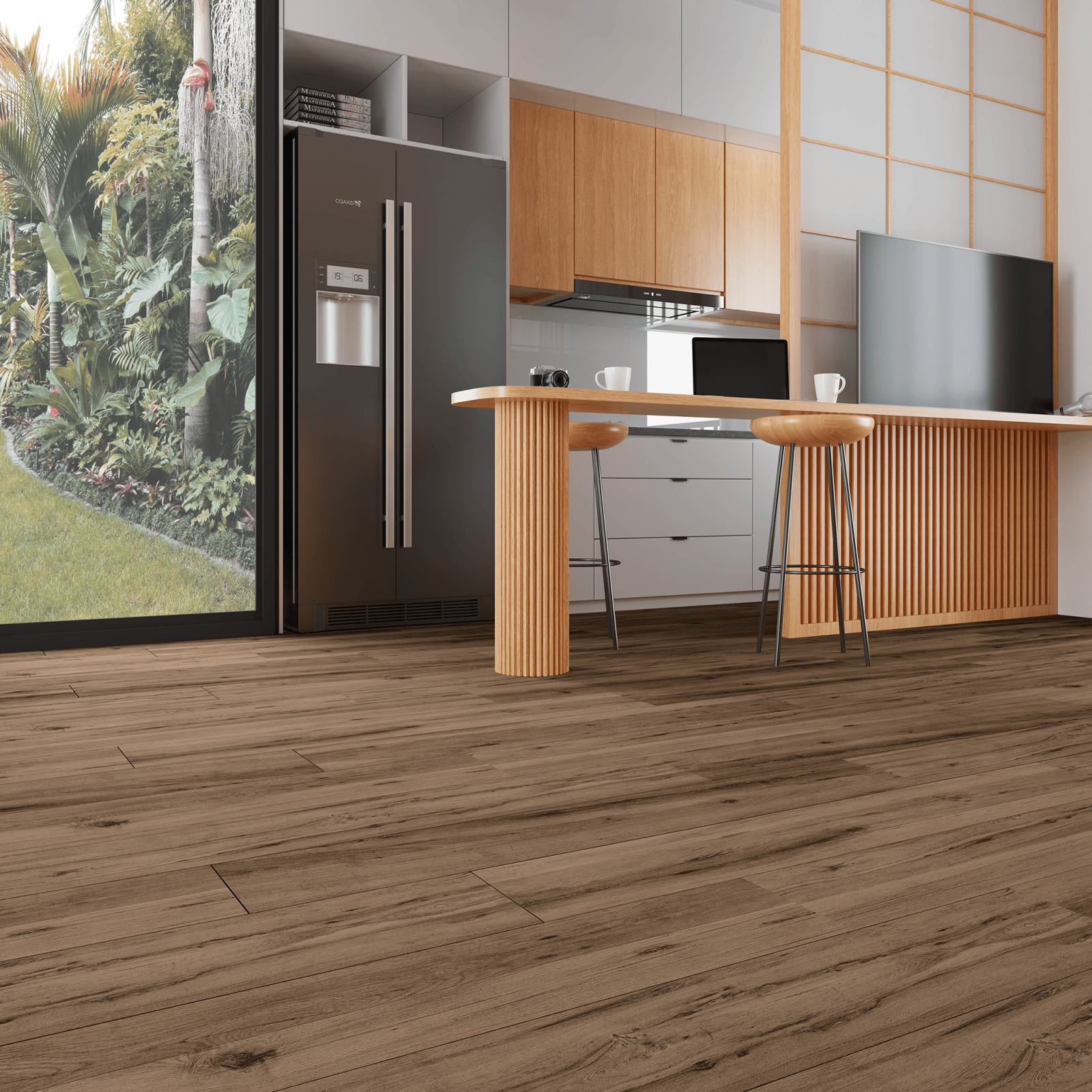 Bien Seramik 20x120 Norden Teak Bej Meşe Mat uygulama örneği