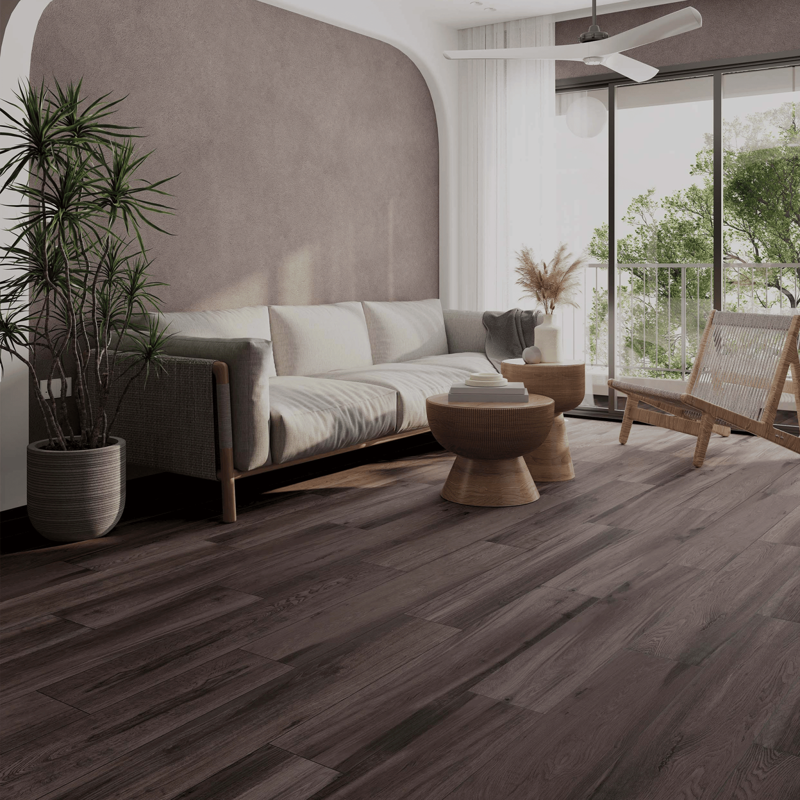 Bien Seramik 20x120 Milenario Beige Bej Meşe Mat uygulama örneği