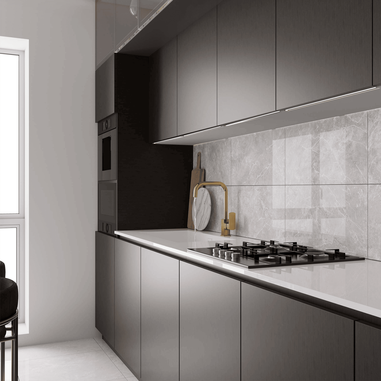 Bien Seramik 30x60 Imperial Beyaz Parlak W010XDRI180X0XPAAW50 uygulama örneği