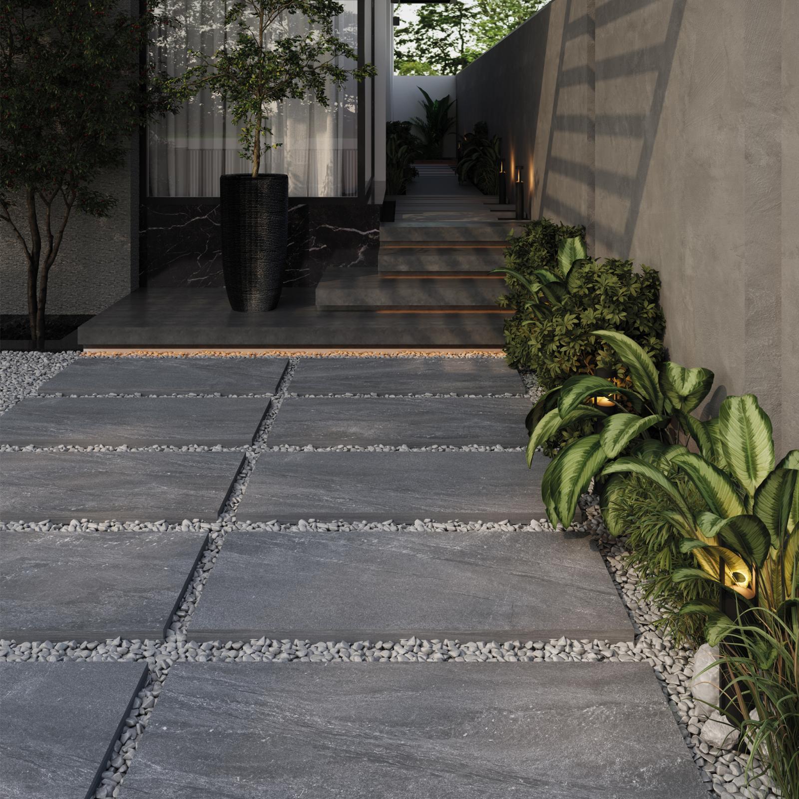 Bien Seramik 60x120 Venis Anthracite Mat uygulama örneği