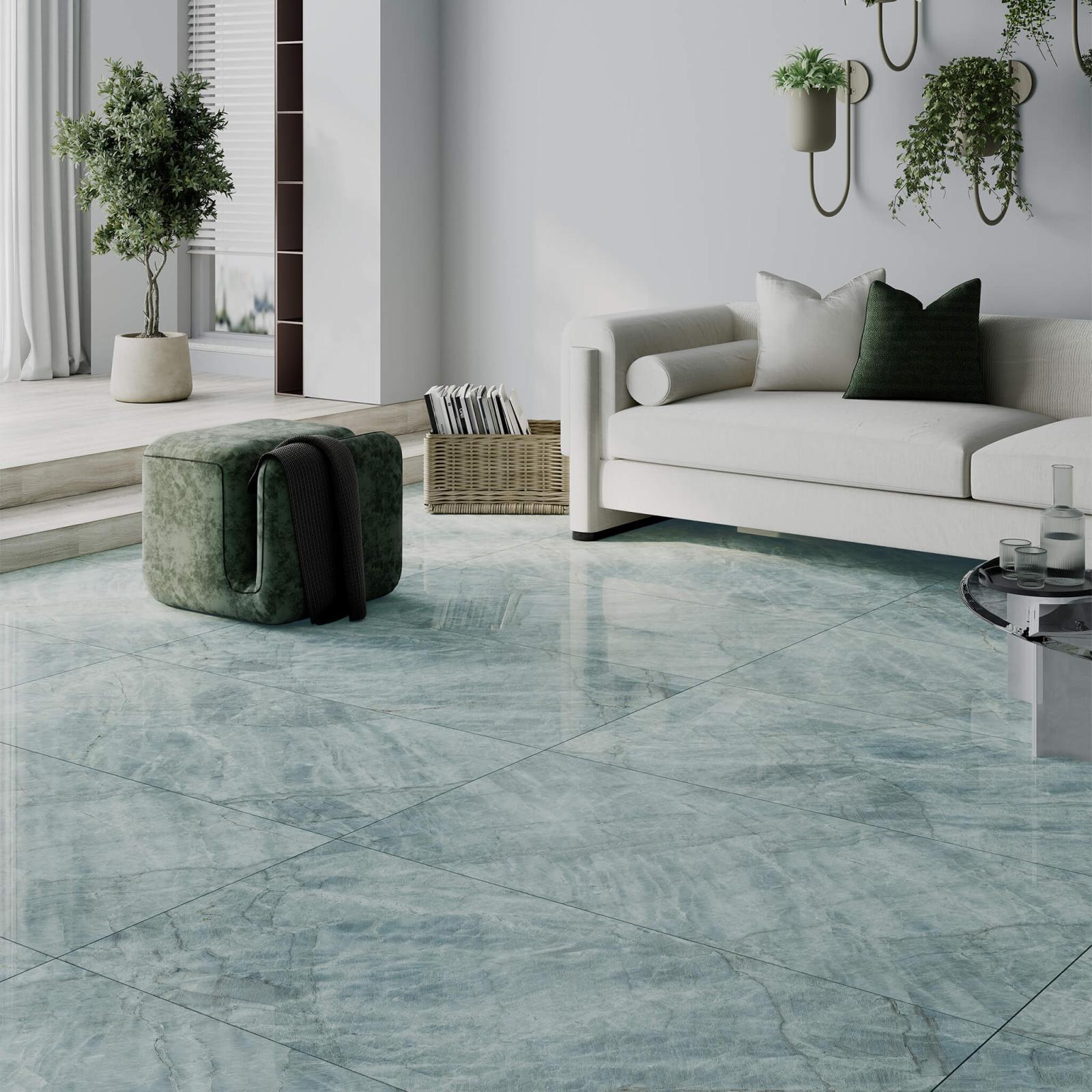 Bien Seramik 60x120 Sara Blue Lappato uygulama örneği
