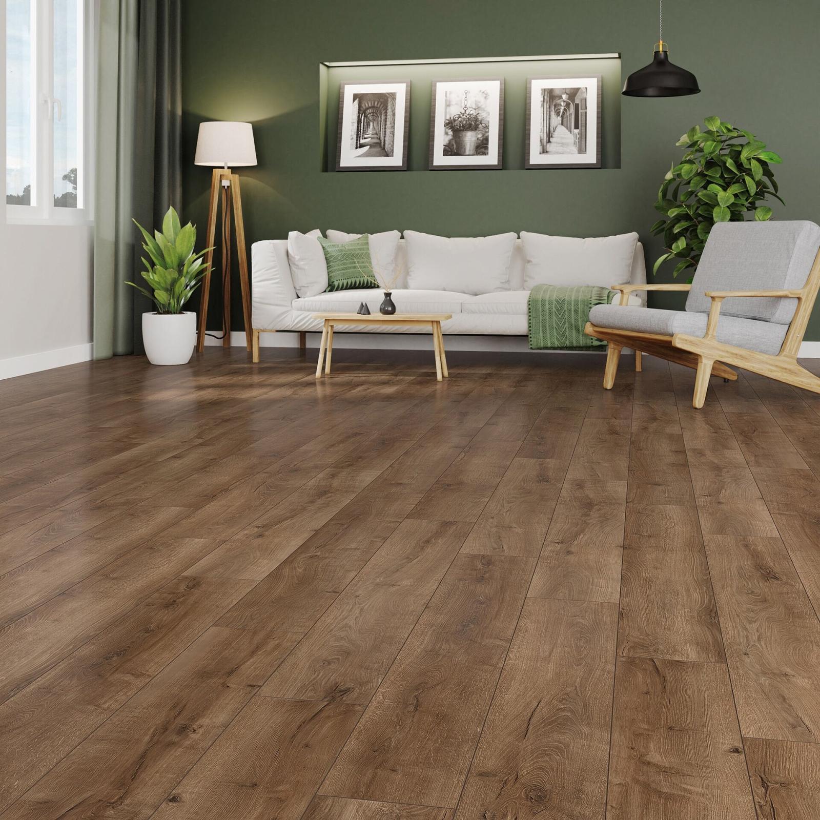 ÇAMSAN Modern Gediz Meşe 716 8 mm Laminat Parke uygulama örneği