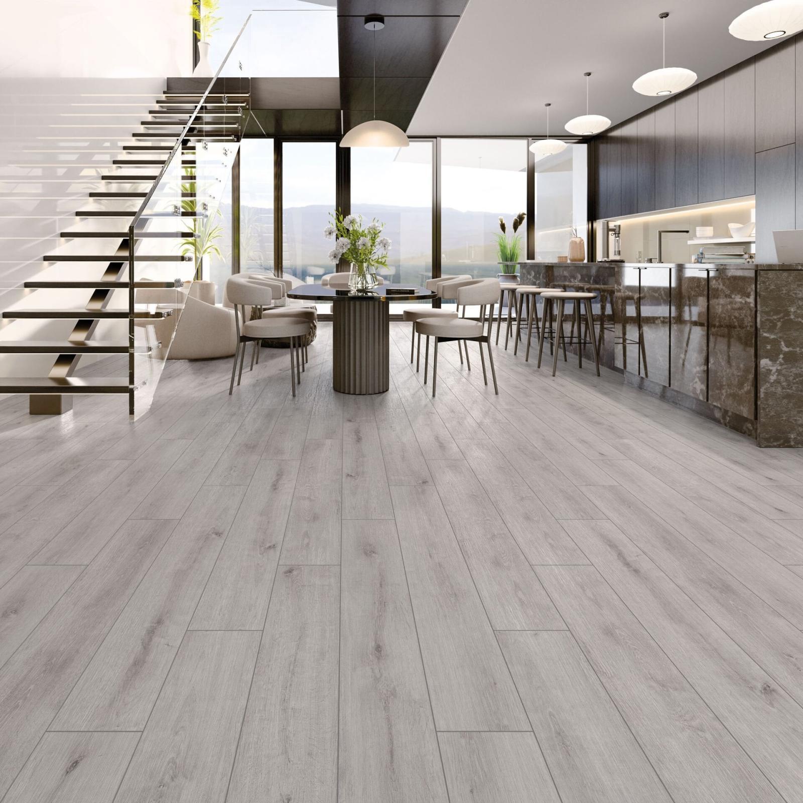 ÇAMSAN Silver Plus Liva Meşe 5003 8 mm Laminat Parke uygulama örneği
