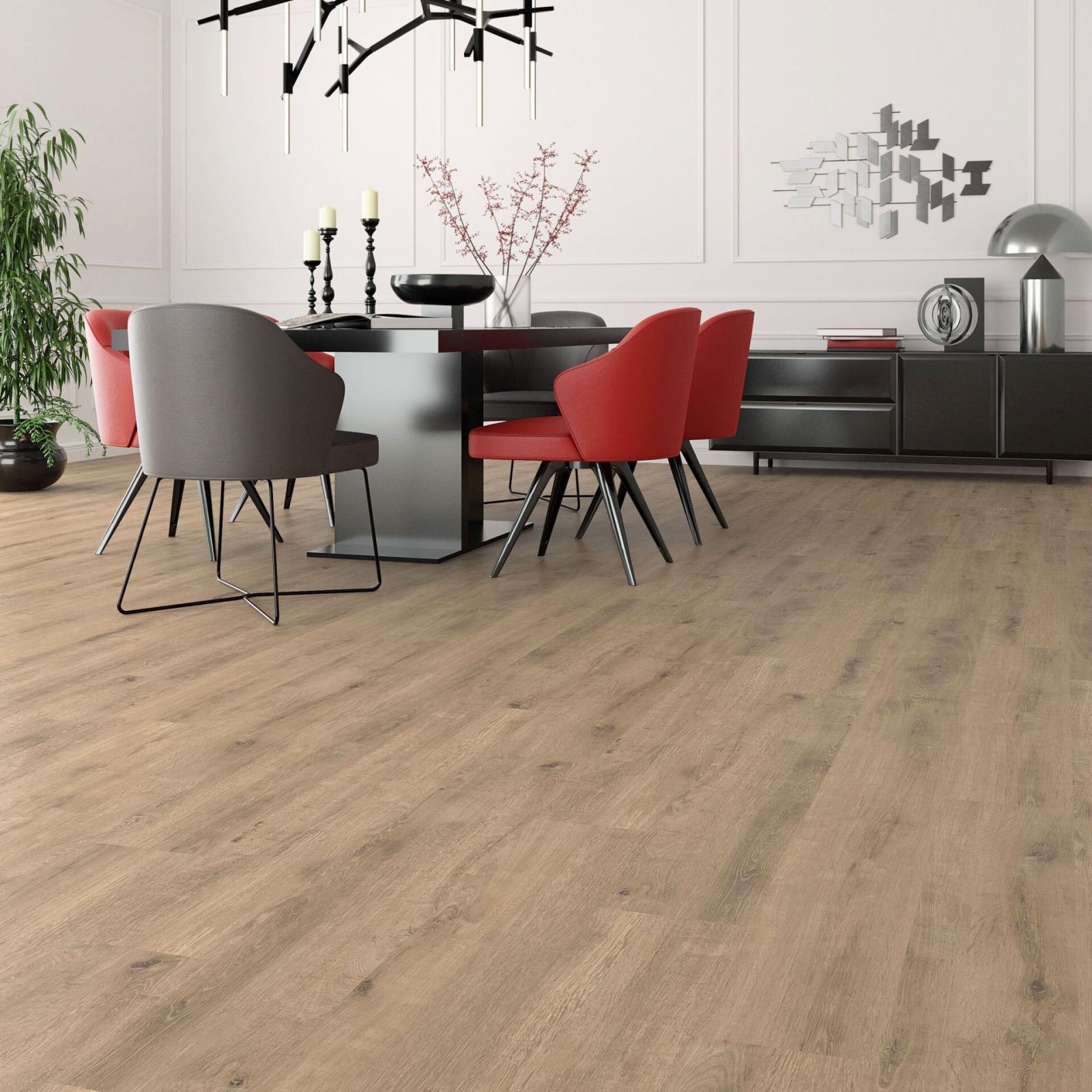 ÇAMSAN Silver Sakarya Meşe 5002 8 mm Laminat Parke uygulama örneği