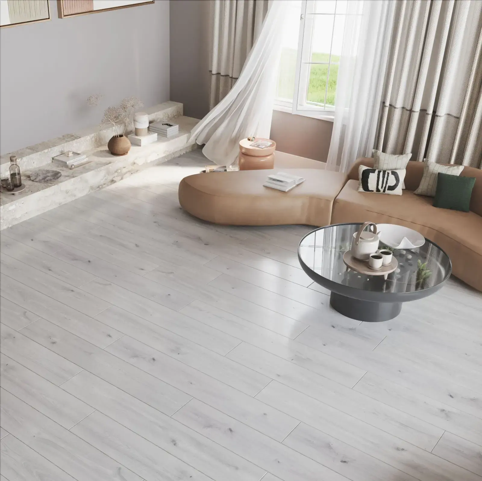 ÇAMSAN ORDU Zen Balat 8 mm Laminat Parke uygulama örneği