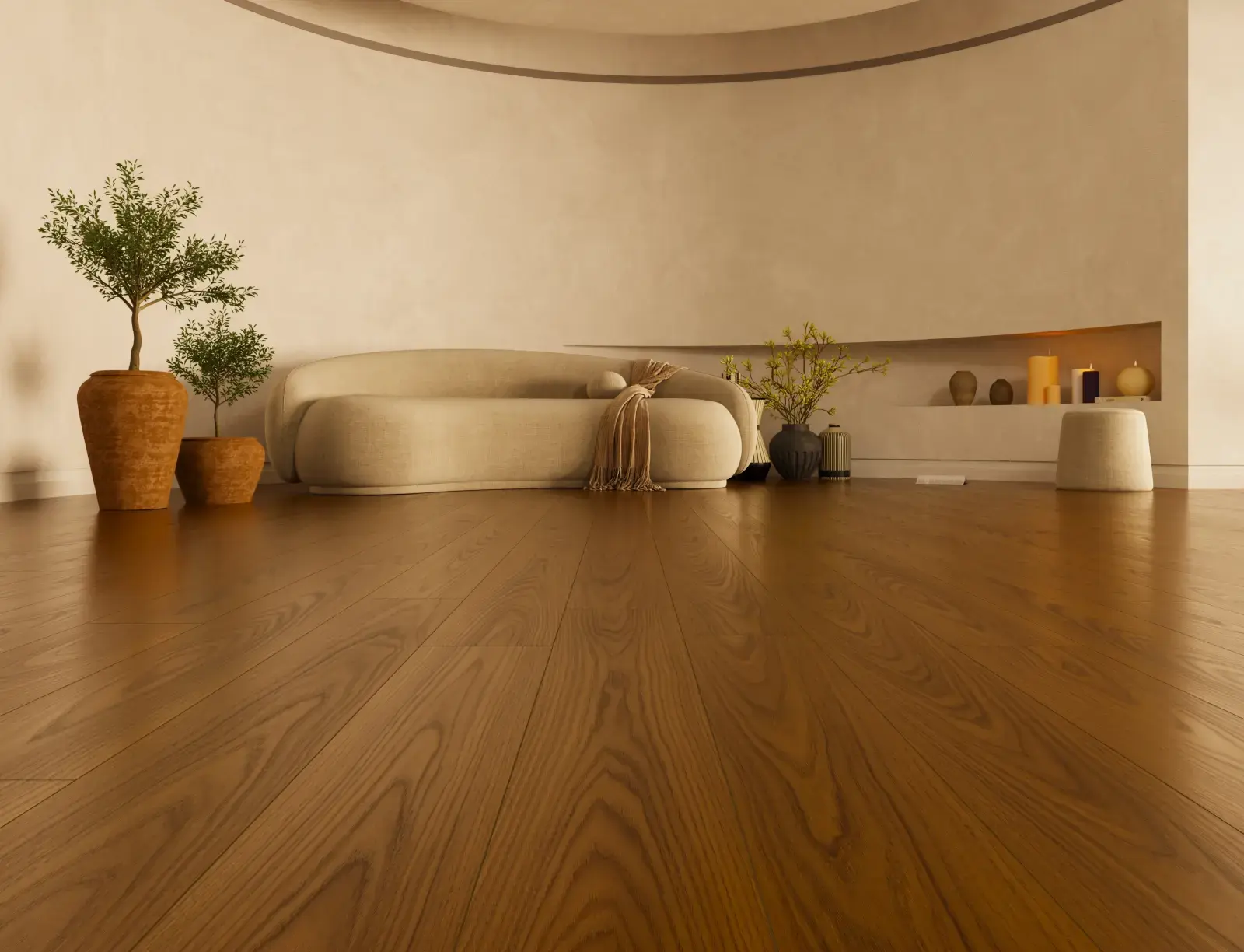 ÇAMSAN ORDU Exclusive Dubai 8 mm Laminat Parke uygulama örneği