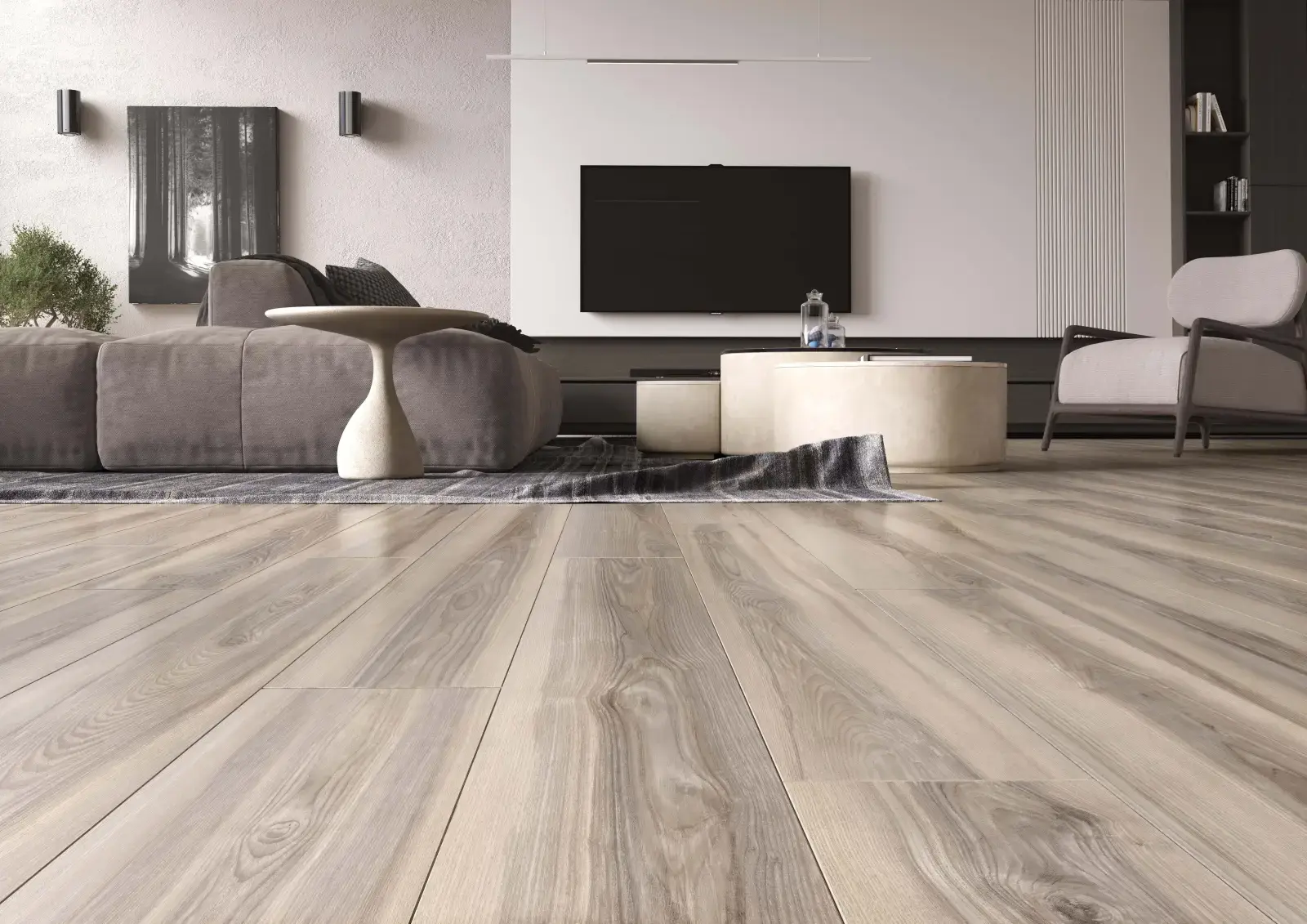 ÇAMSAN ORDU Aura Sense Kuvars 10 mm Laminat Parke uygulama örneği