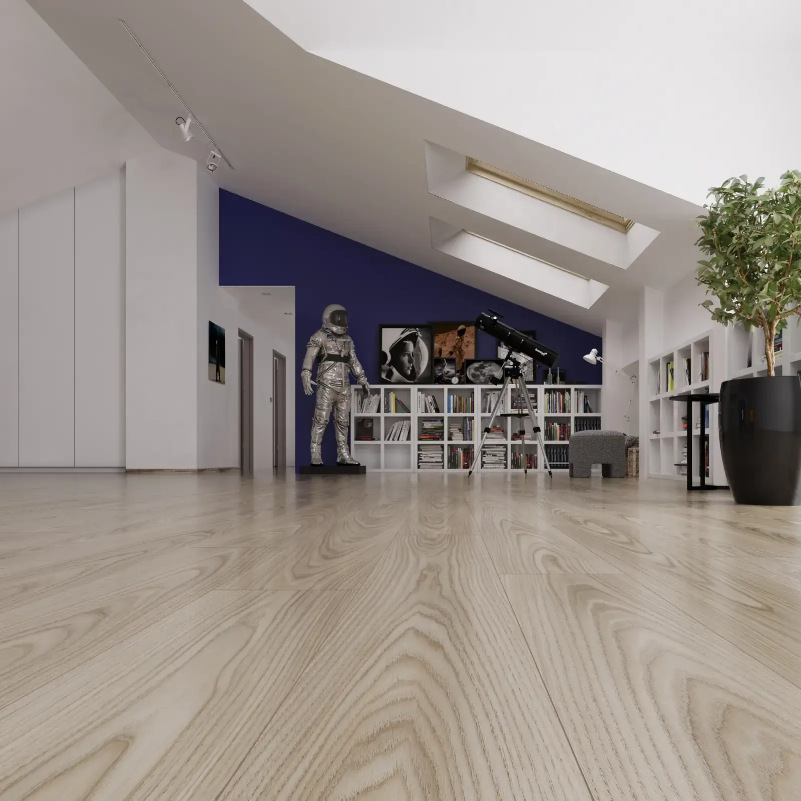 ÇAMSAN ORDU Exclusive Prime New York 12 mm Laminat Parke uygulama örneği