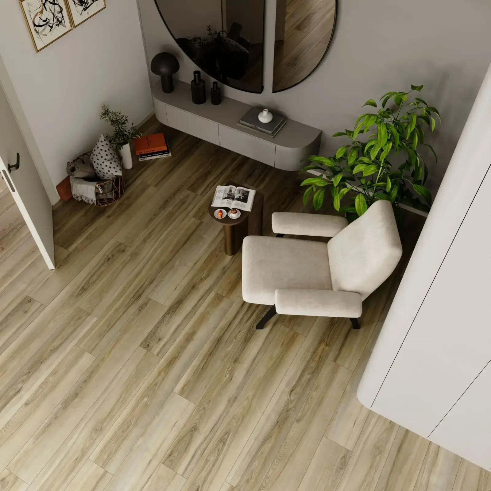 ÇAMSAN ORDU Aura Opal 10 mm Laminat Parke uygulama örneği
