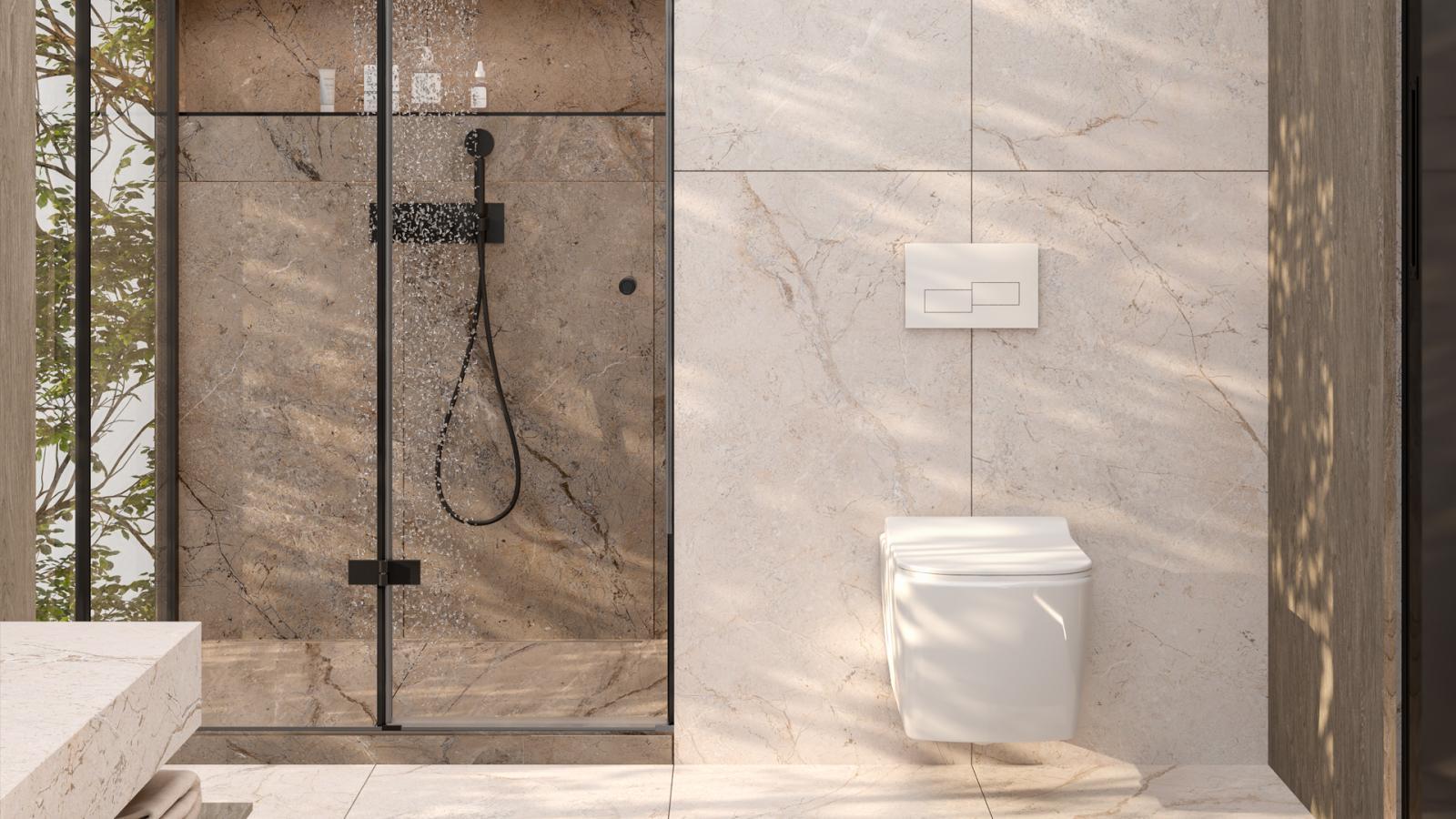 Duratiles 60x120 Vesta Bianco Full Lappato uygulama örneği