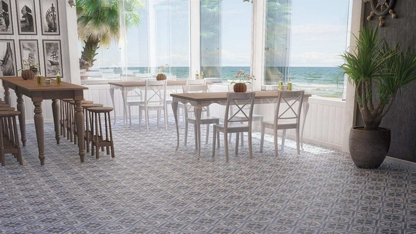 Duratiles 60x60 Toscana Mix Dekor Mat 20 mm uygulama örneği