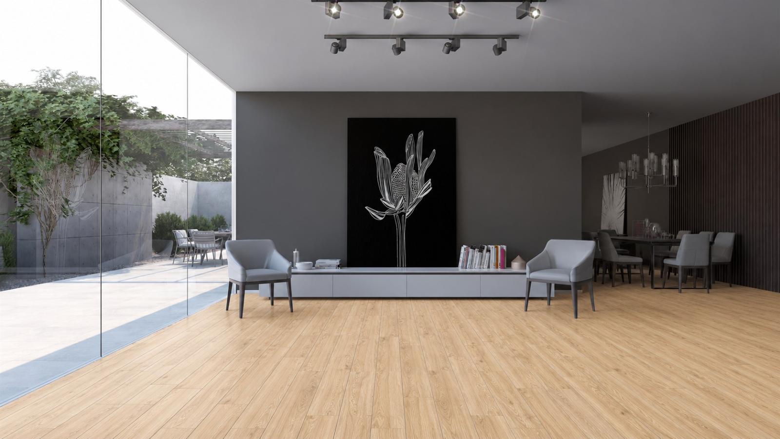 Duratiles 15x90 Rovere Altın Mat uygulama örneği