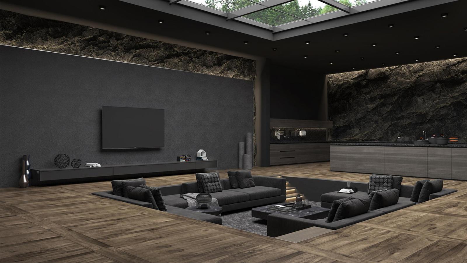 Duratiles 20x120 Eliwoodi Wenge Mat uygulama örneği