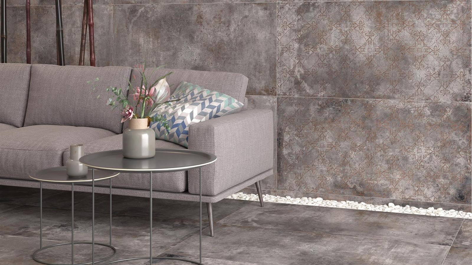 Duratiles 60x120 Prestige Antrasit Mat uygulama örneği