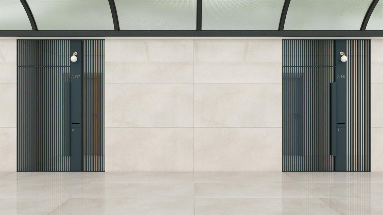 Duratiles 60x120 Maroon Bej Mat uygulama örneği