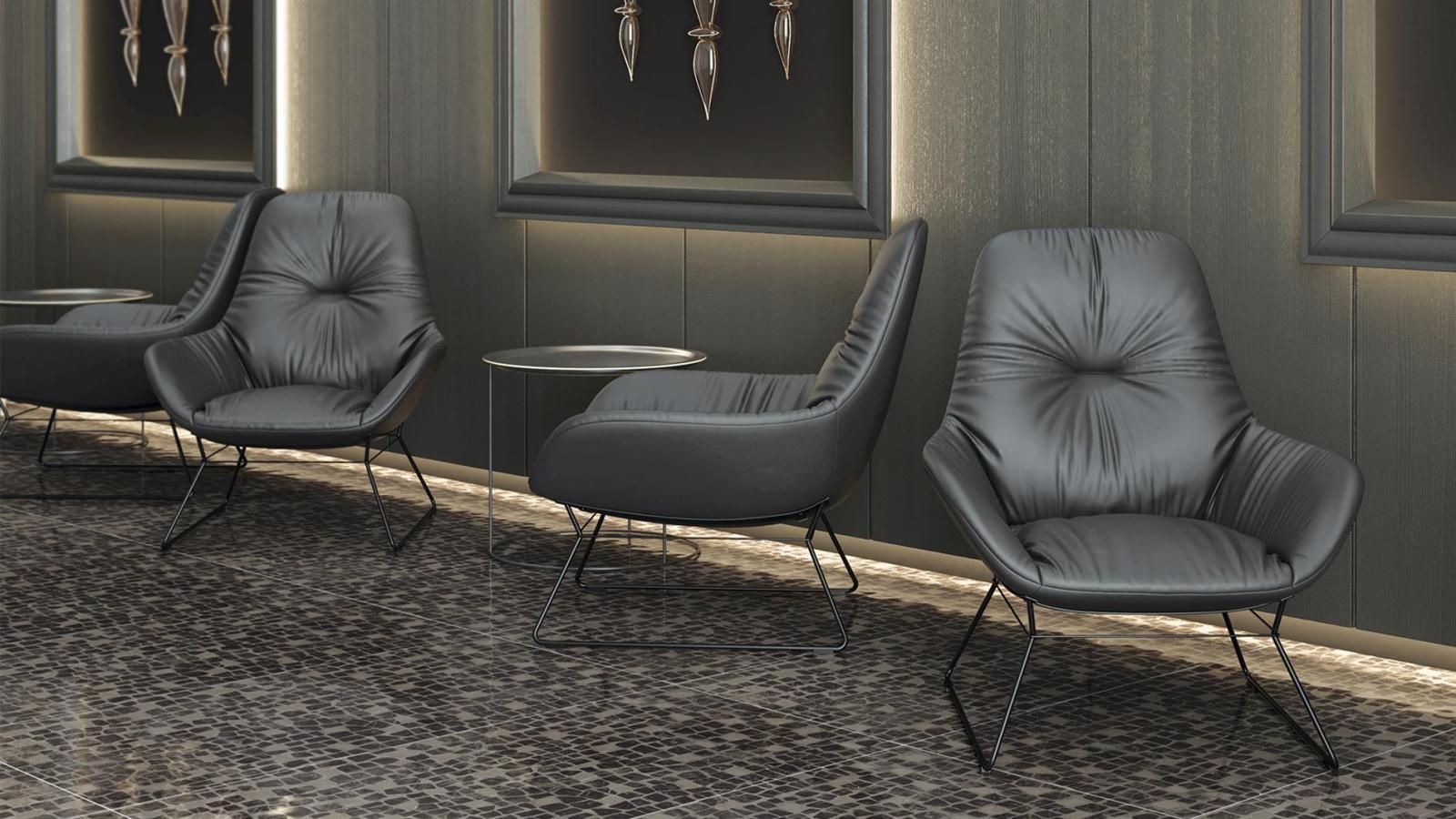 Duratiles 60x120 Ventura Siyah Full Lappato uygulama örneği