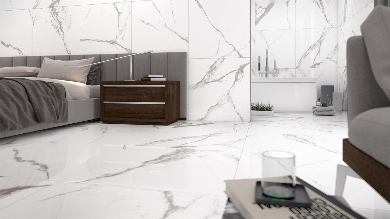 Duratiles 80x80 Intense Gümüş Mat uygulama örneği