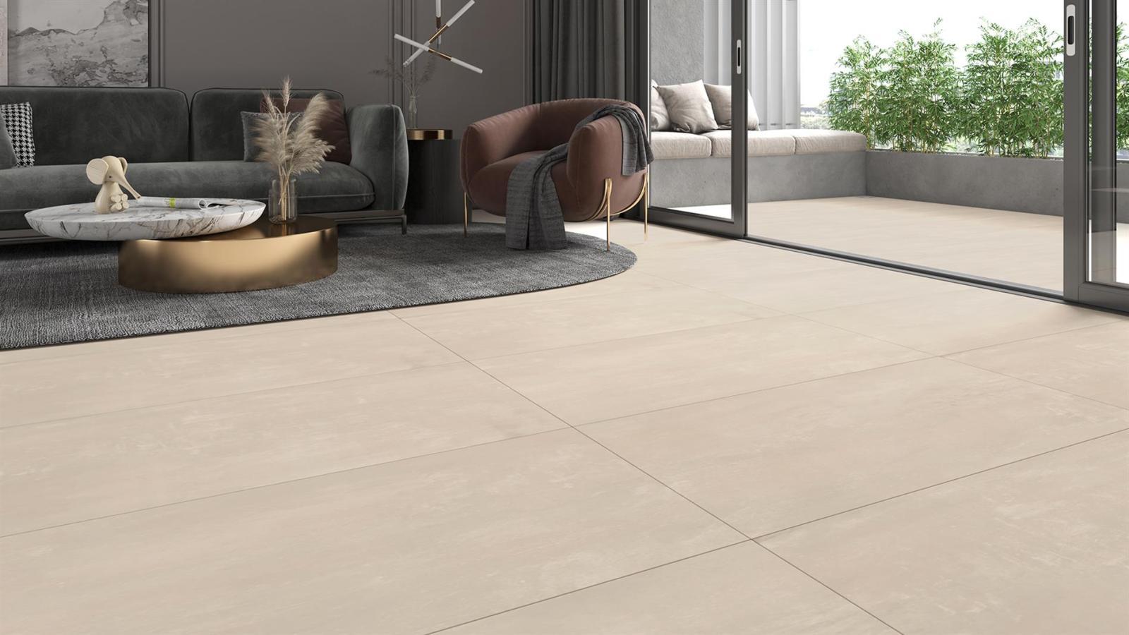 Duratiles 60x120 FSZ Moon Krem Mat uygulama örneği