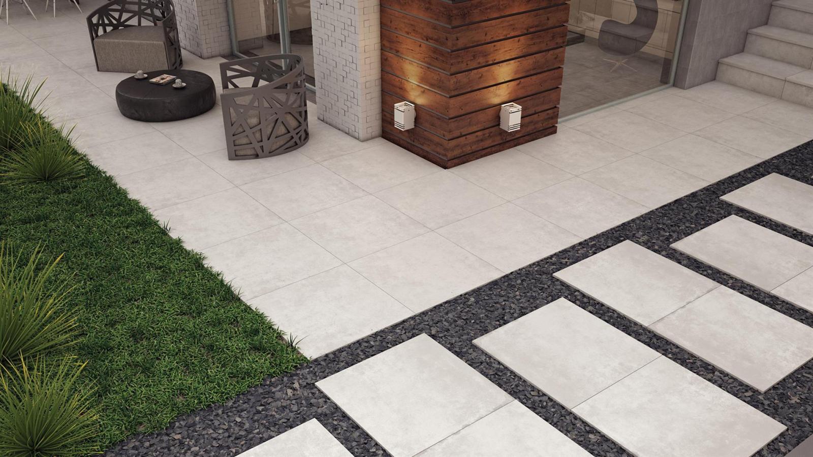 Duratiles 60x60 Cotto Blanco Mat 20 mm uygulama örneği