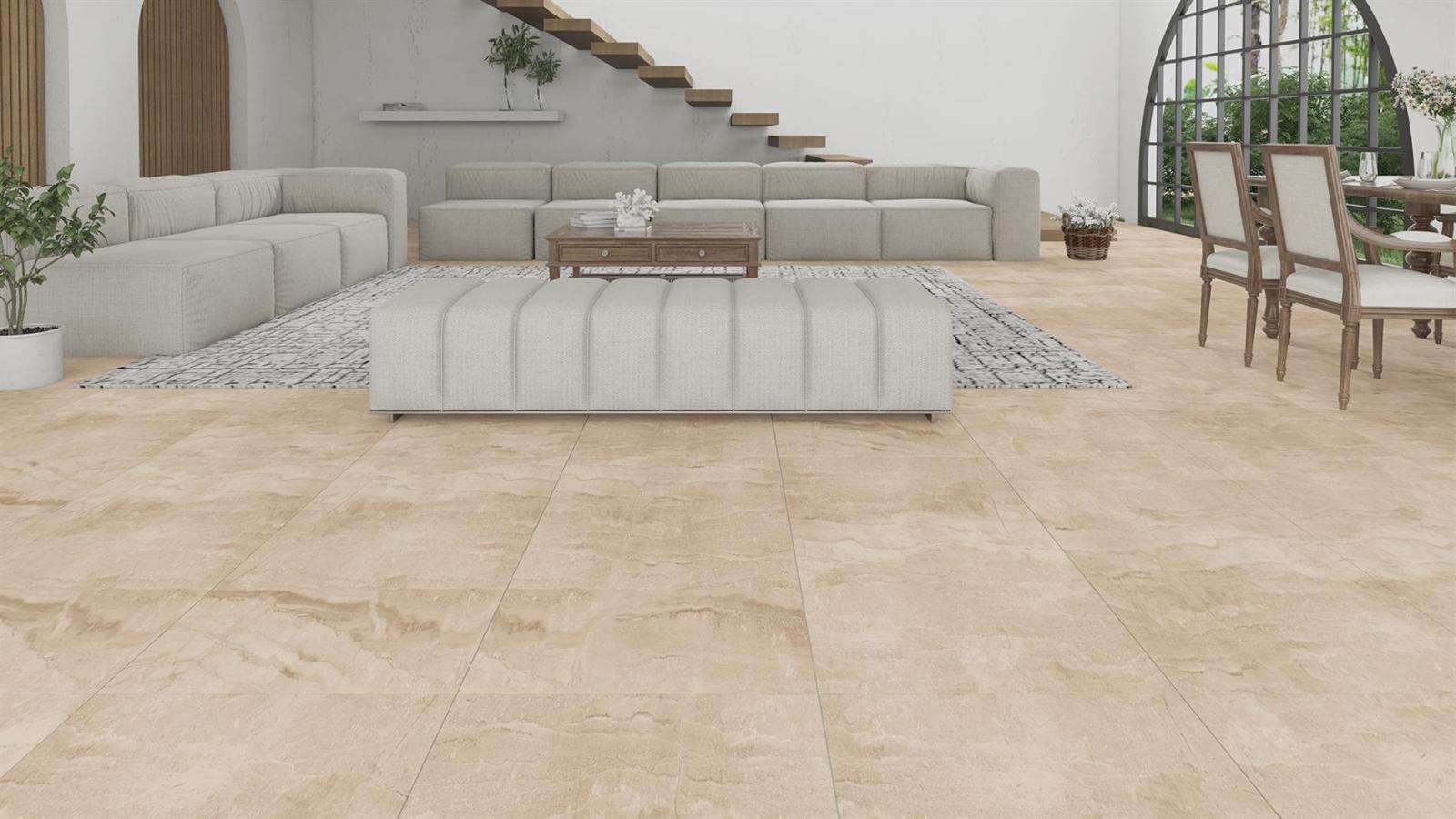 Duratiles 60x120 Boscostone Bej Mat uygulama örneği