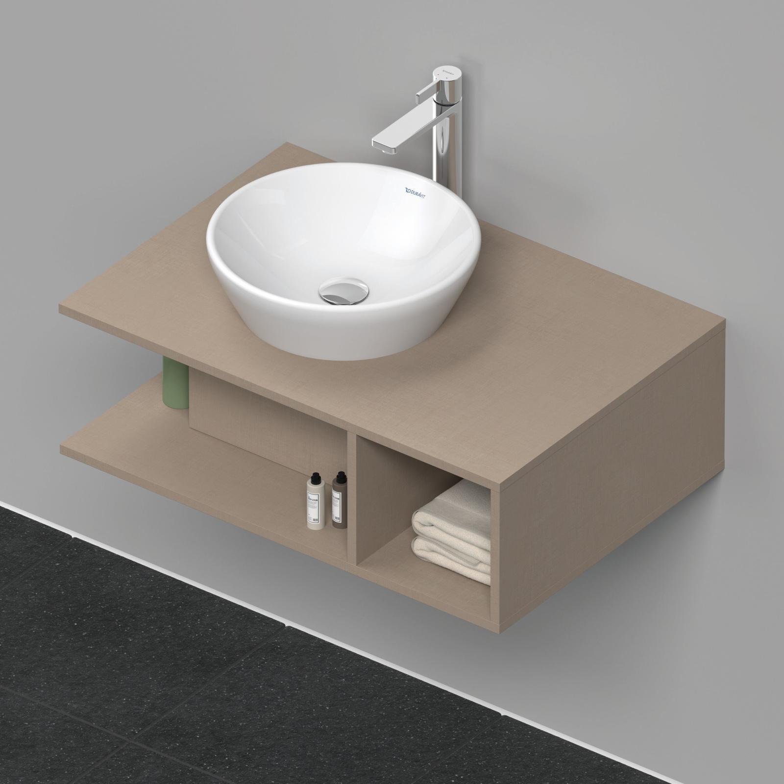Duravit D-Neo Asma dolap ünitesi 800 mm Keten Dekor DE492807575 uygulama örneği
