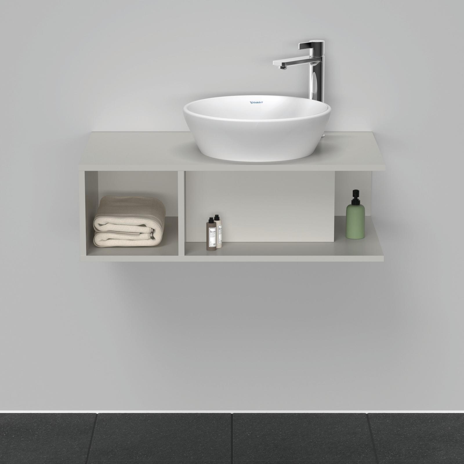 Duravit D-Neo Asma dolap ünitesi 800 mm Beton Gri Mat Dekor DE493800707 uygulama örneği