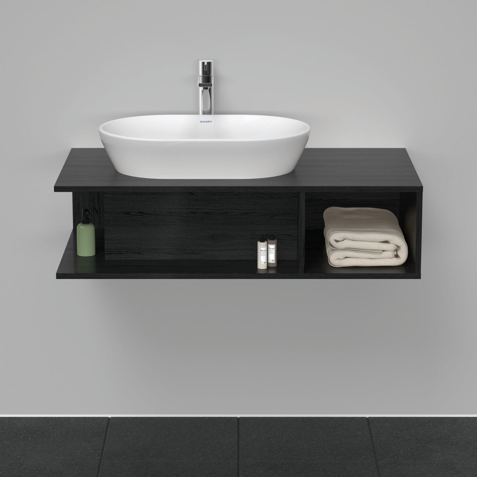 Duravit D-Neo Asma dolap ünitesi 1000 mm Siyah Meşe DE492901616 uygulama örneği