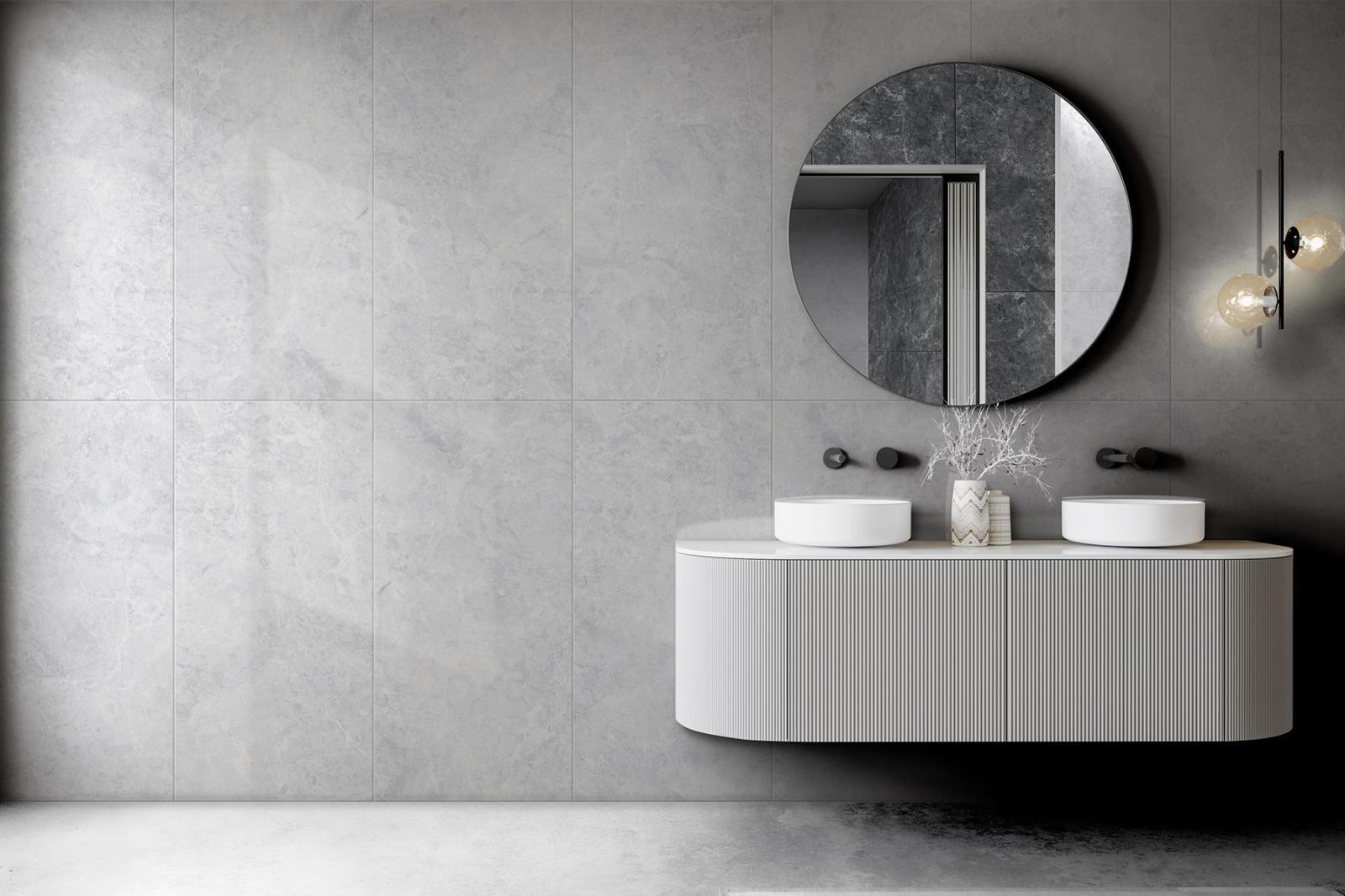 Ege Seramik 60x120 Dione Gri Rektifiyeli uygulama örneği