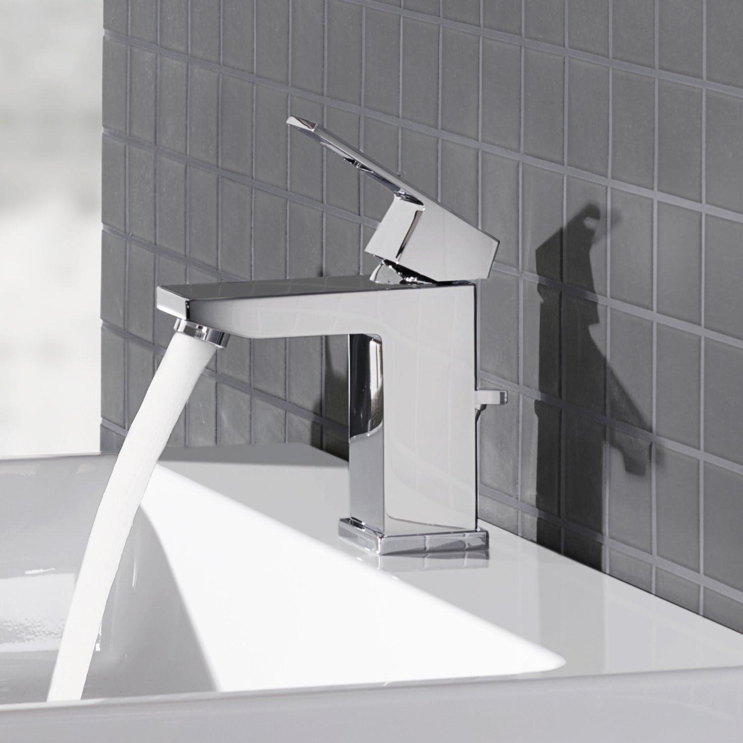 GROHE Eurocube Tek kumandalı lavabo bataryası S-Boyut Krom 2312700E uygulama örneği