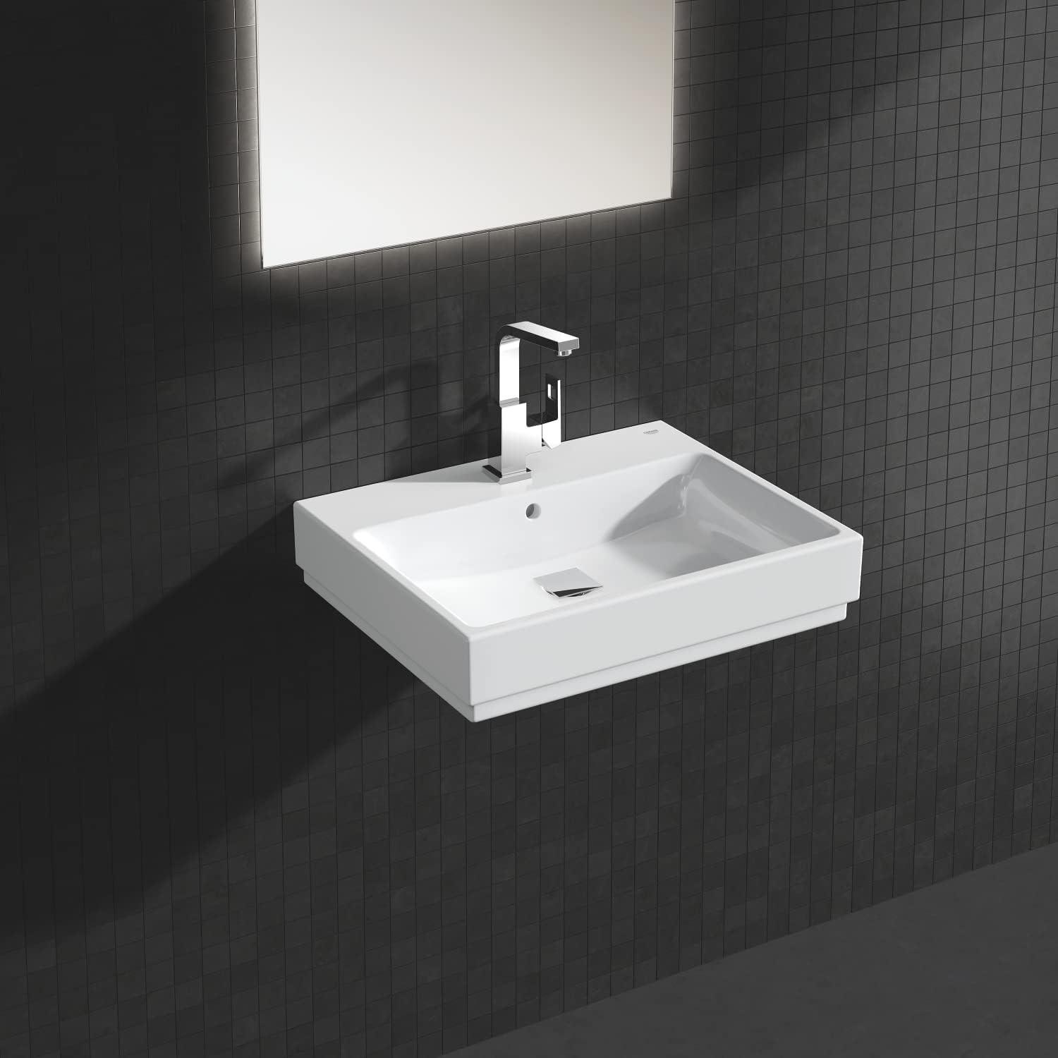 GROHE Eurocube Tek kumandalı lavabo bataryası 1/2" L-Boyut Krom uygulama örneği