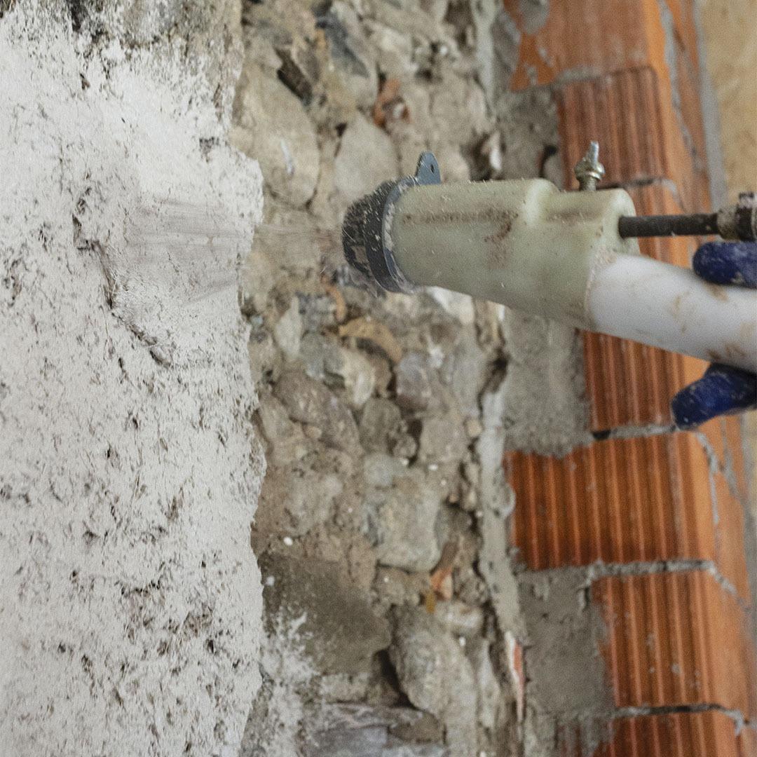 Mapei Planitop Intonaco Armato 5 kg uygulama örneği
