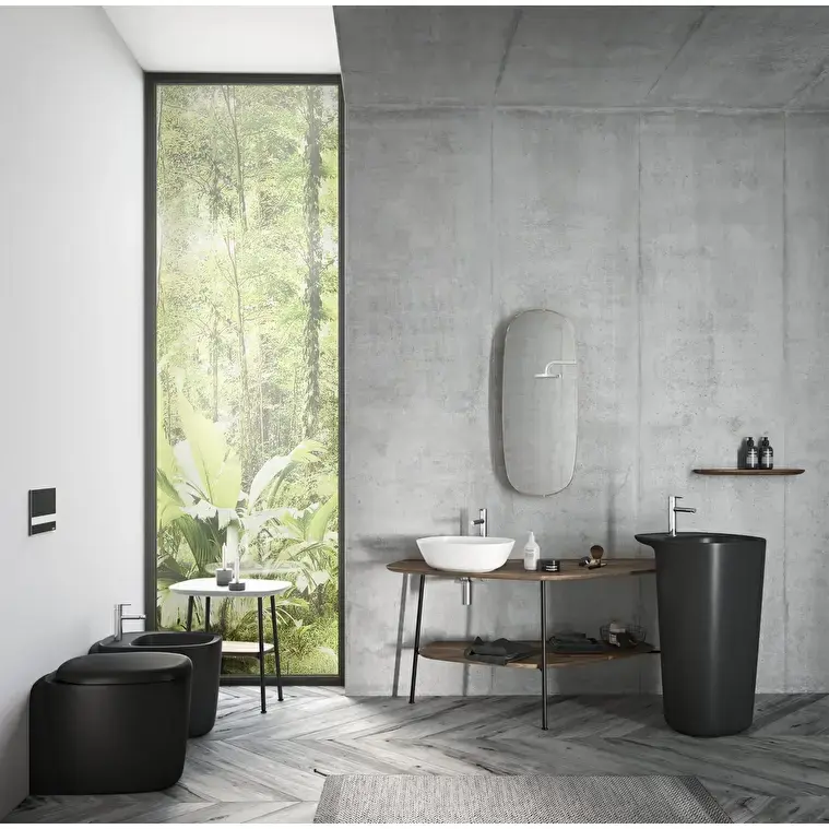 VitrA Plural Klozet Kapağı, Mat Siyah — 126-483-009 uygulama örneği