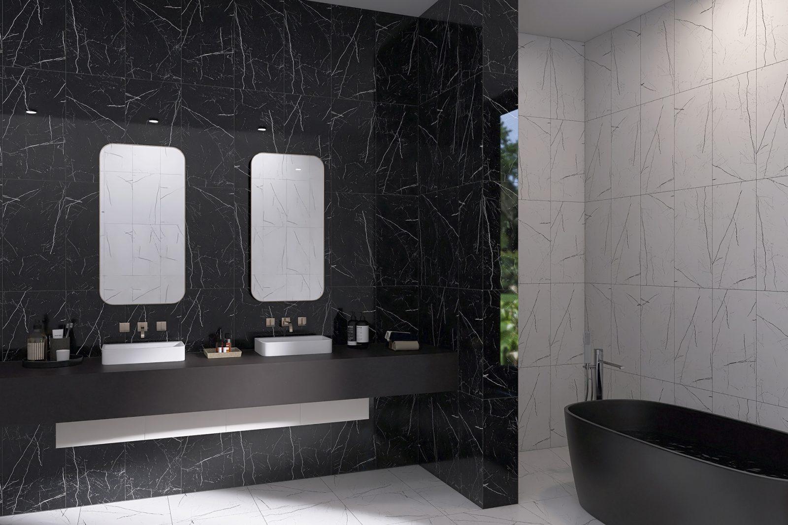 Graniser 60x60 Armani White Parlak uygulama örneği