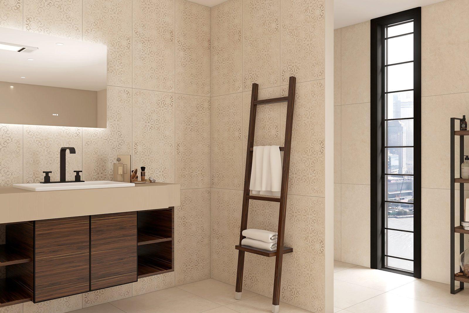 Graniser 60x60 Orea Light Grey Parlak uygulama örneği