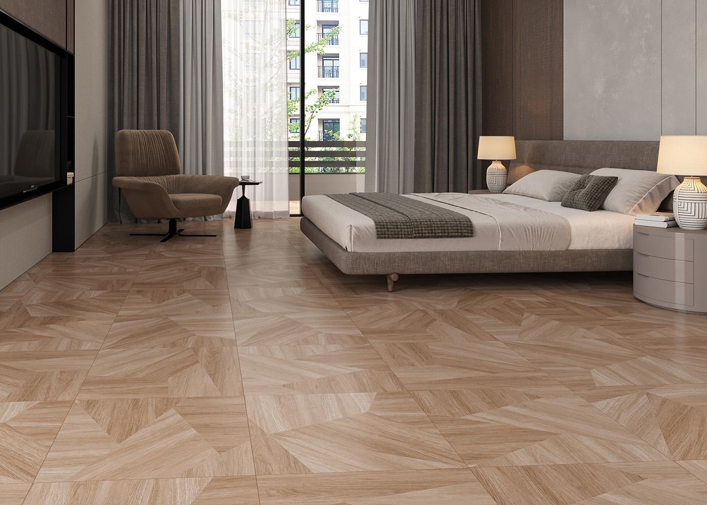 Güral Seramik 60x60 İntarsio Beige Mat uygulama örneği