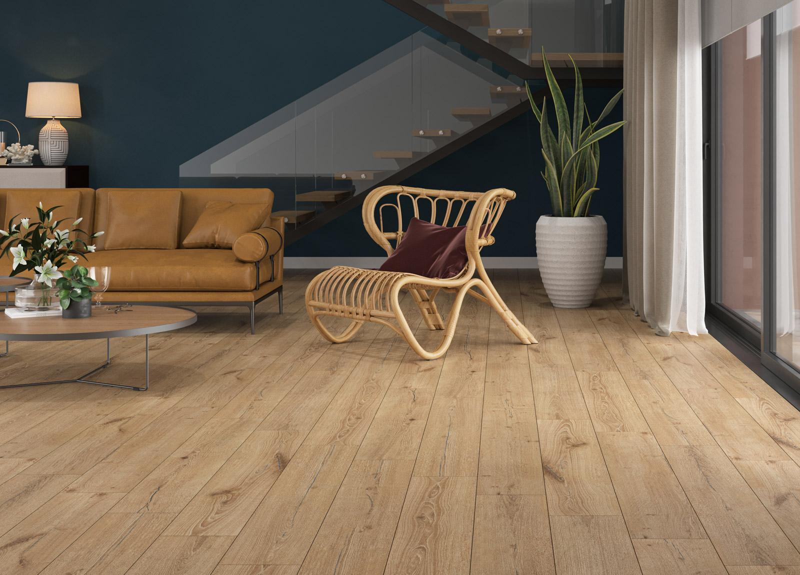 Güral Seramik 20x120 Westwood Teak Mat uygulama örneği