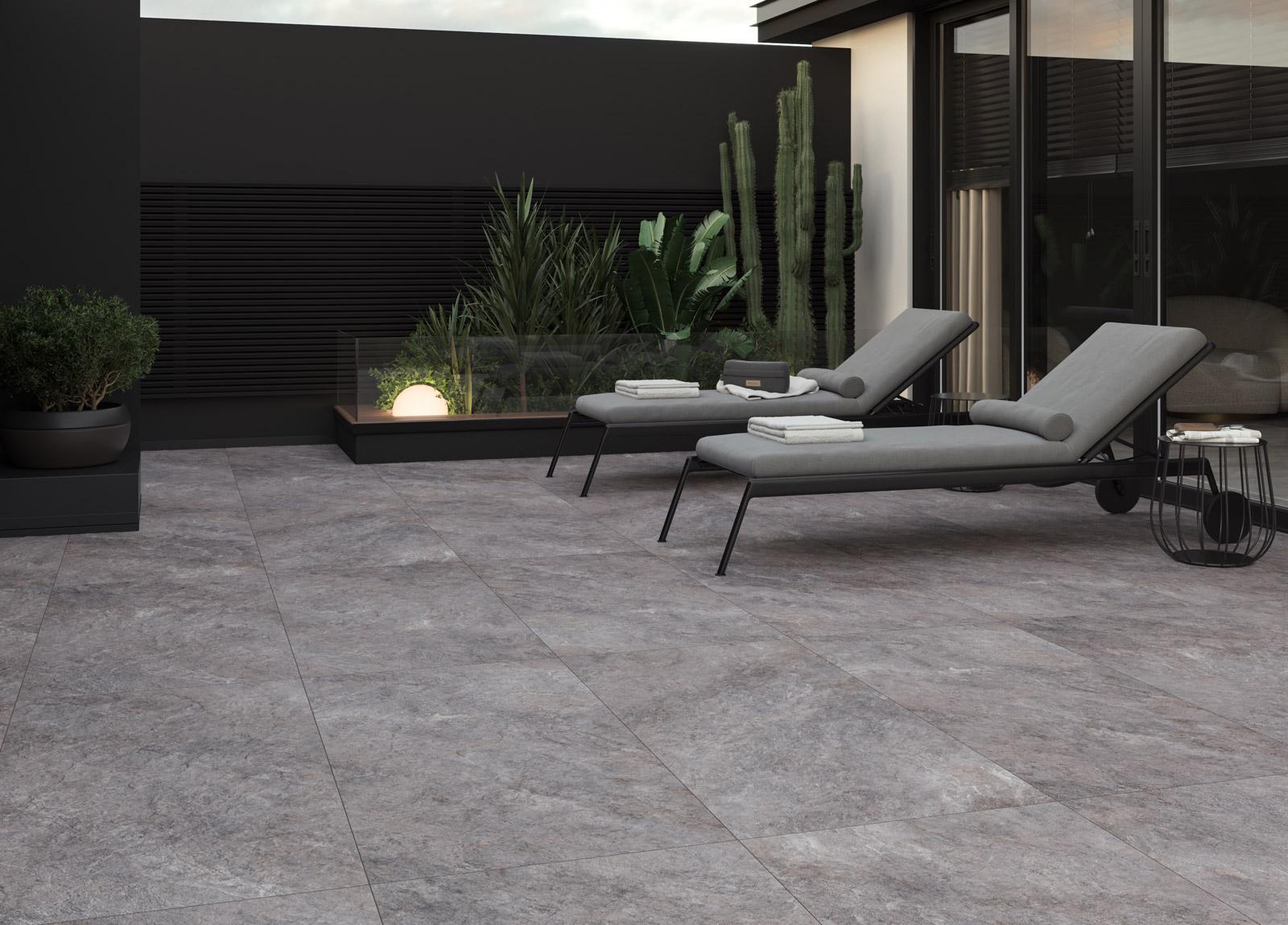 Güral Seramik 60x120 Nebula Grey Anti-Slip SRSPNBLA60X120ASL130 uygulama örneği