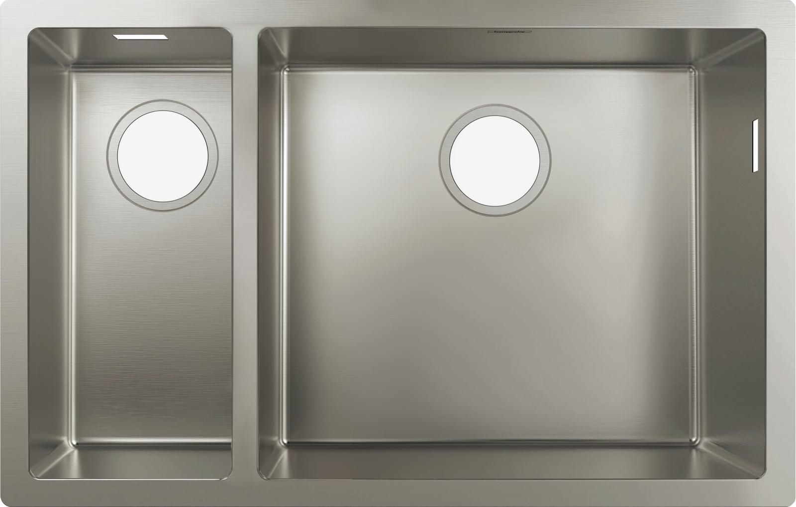 hansgrohe S719-U655 Tezgah altı eviye 180/450 Paslanmaz Çelik uygulama örneği