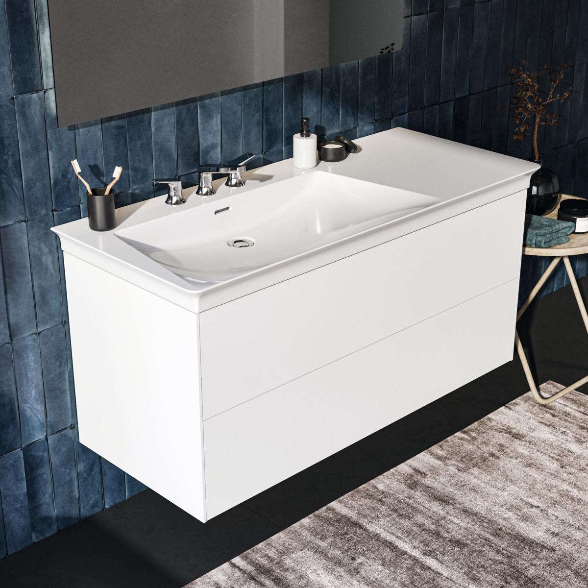 Ideal Standard Conca Lavabo Ünitesi 1200x505x548 mm, 2 çekmeceli Y1 T5582Y1 uygulama örneği