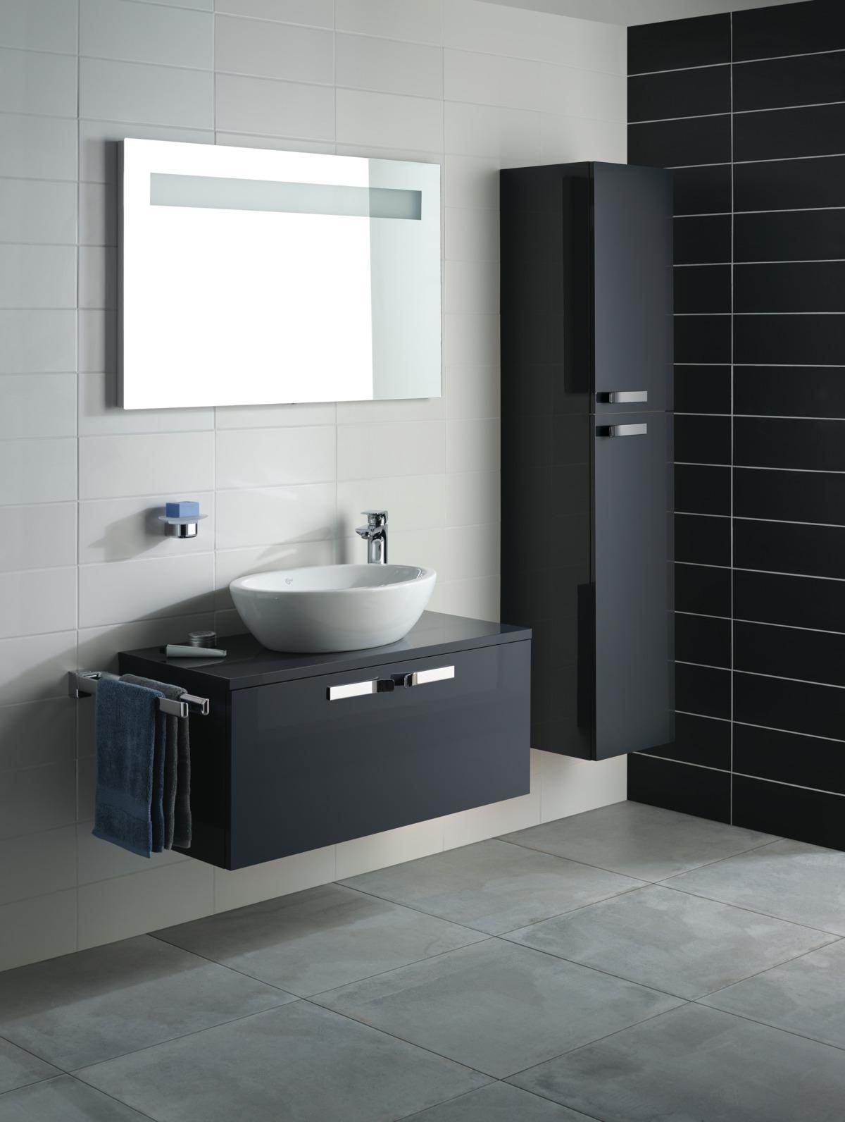Ideal Standard Strada O Çanak Lavabo 600x420x160 mm, taşlanmış alt yüzey, batarya deliksiz, taşma deliksiz Beyaz uygulama örneği