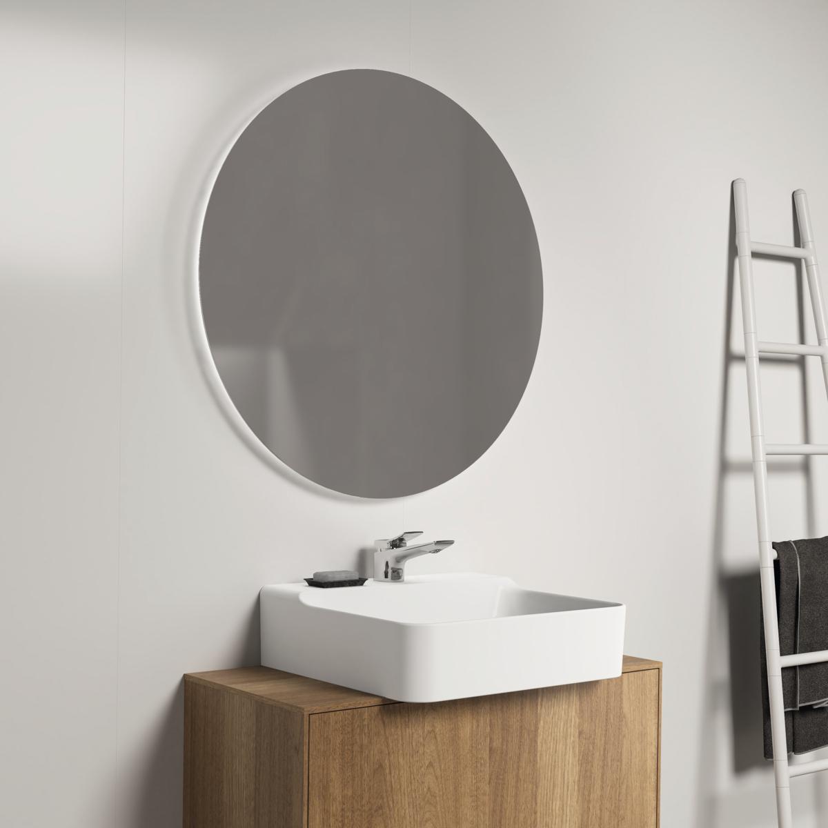 Ideal Standard Conca Işıklı Ayna 800x26x800 mm uygulama örneği