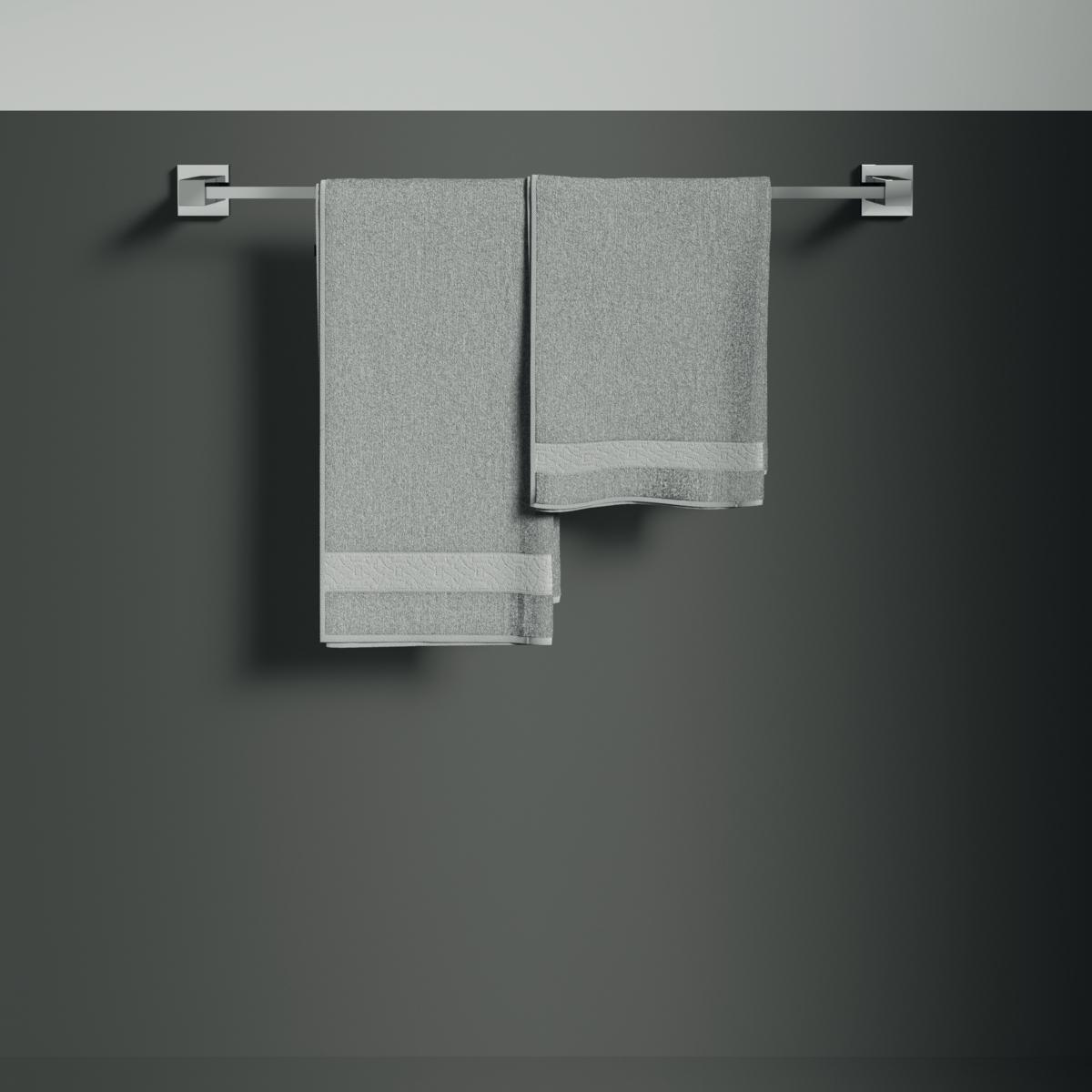 Ideal Standard Iom Square Havluluk 645x80x45 mm Krom uygulama örneği